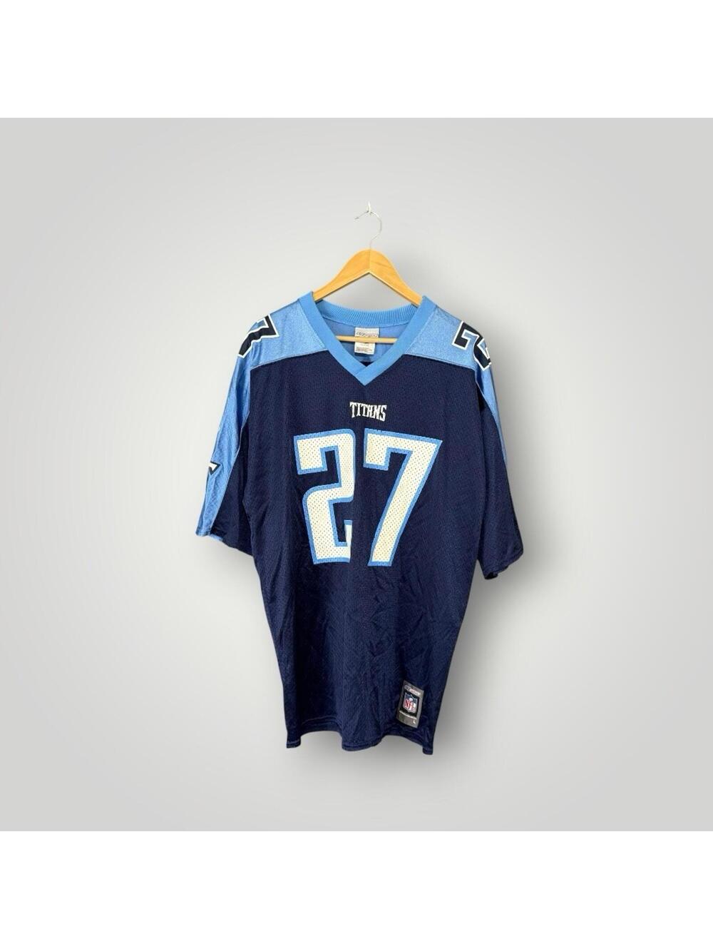 Reebok Tennessee Titans Eddie George 27 NFL Jersey Size Large Men’s